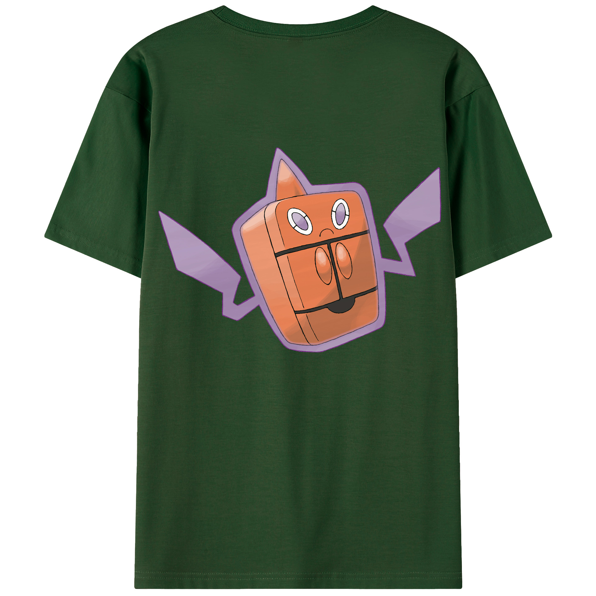 （画像用） ポケットモンスター Pokémon 綿100％半袖Tシャツ（背面プリント）